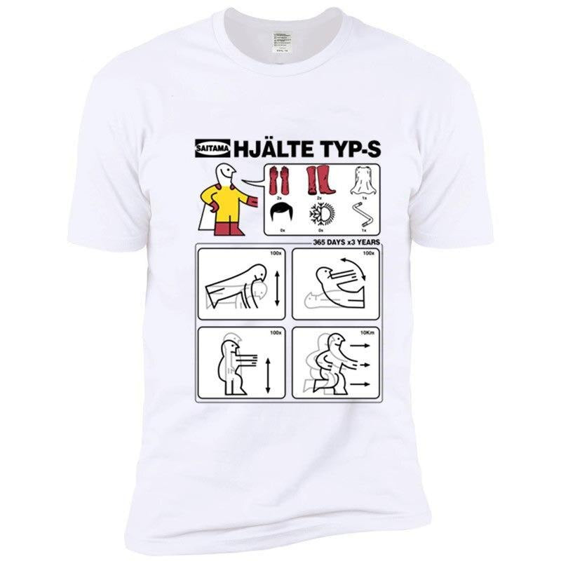 t-shirt one punch man saitama crossfit