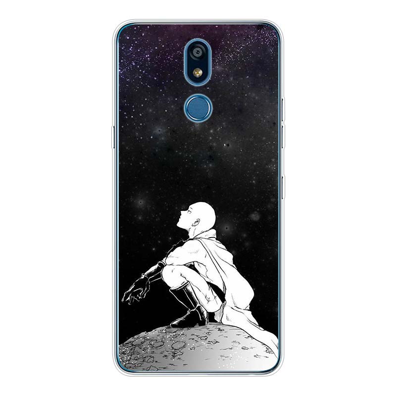 Coque One Punch Man LG Saitama Pensif