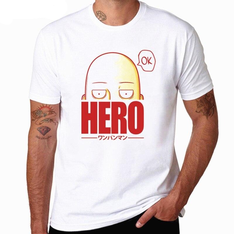 t-shirt one punch man poing saitama héros