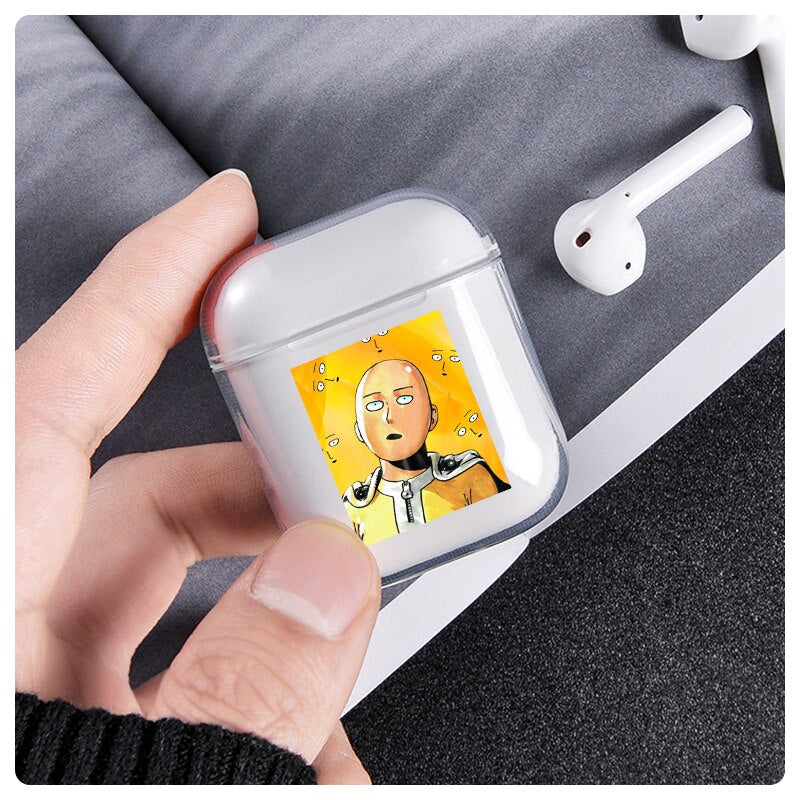 Coque Airpods One Punch Man Saitama Super héros