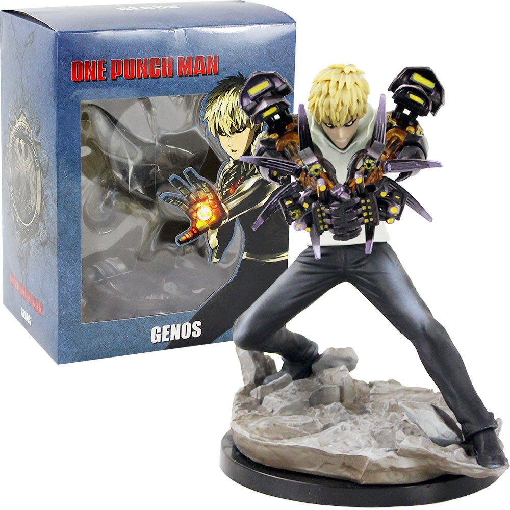 Figurine One Punch Man Genos attaque