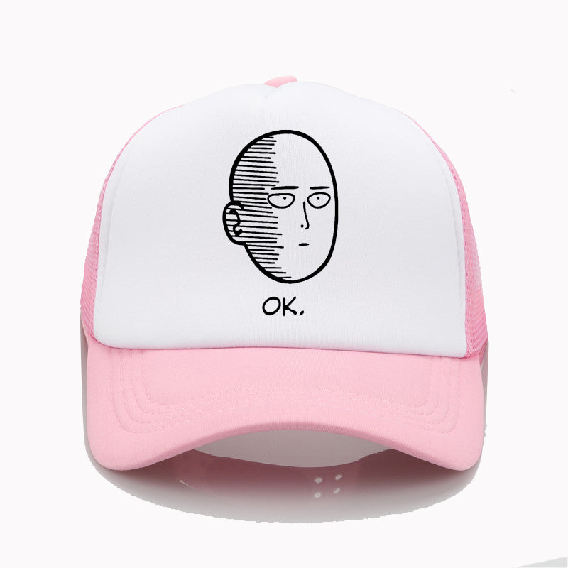 Casquette One Punch Man Saitama Ok rose