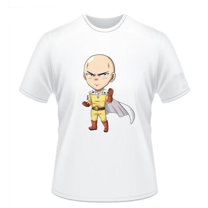 T-Shirt One Punch Man Saitama sourcils froncés