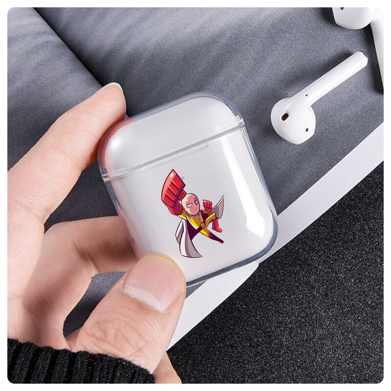 Coque Airpods One Punch Man Saitama Super Punch