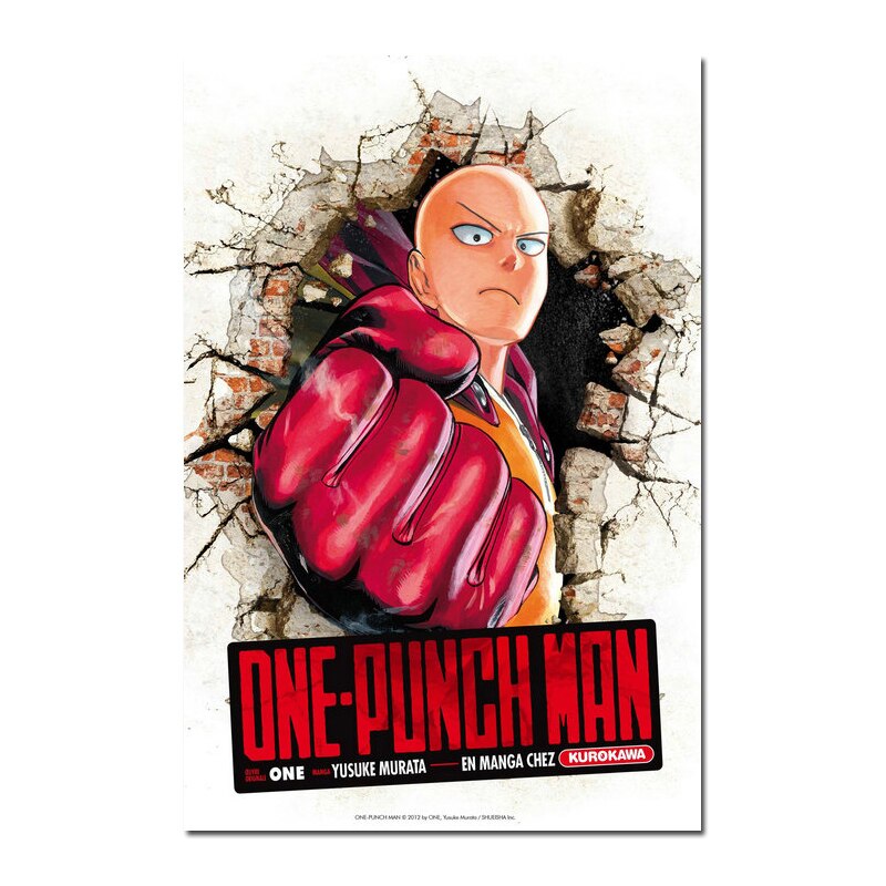 Poster one punch man saitama mur