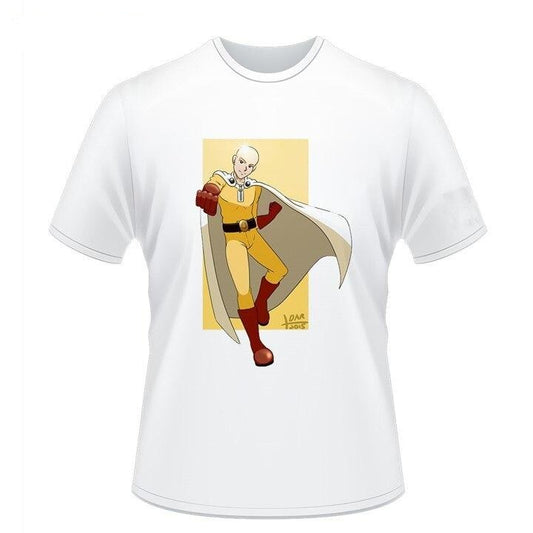 T-Shirt One Punch Man Saitama Job Héros