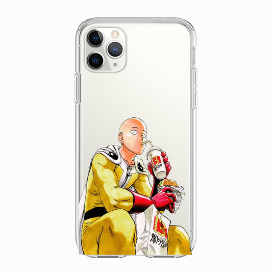 Coque One Punch Man iPhone Saitama Fast Food