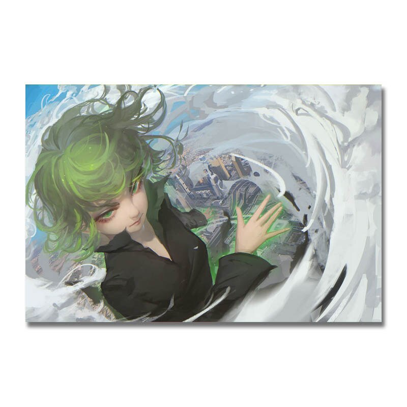 Poster Toile One Punch Man Senritsu No Tatsumaki Fan Art