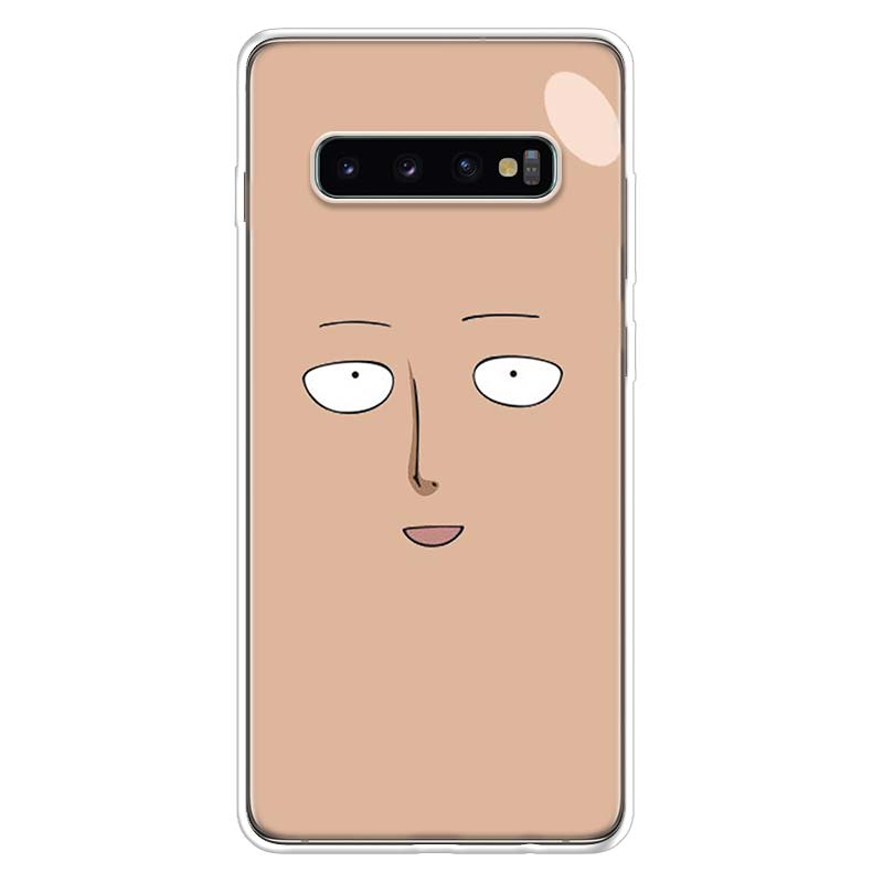 Coque One Punch Man Samsung Saitama Visage