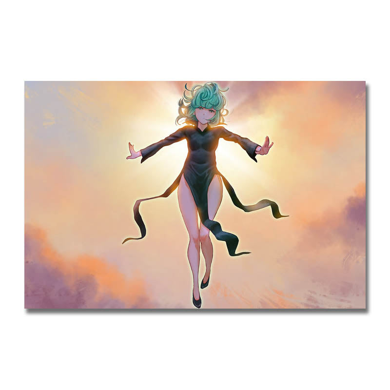 Poster Toile One Punch Man Tatsumaki La Tornade