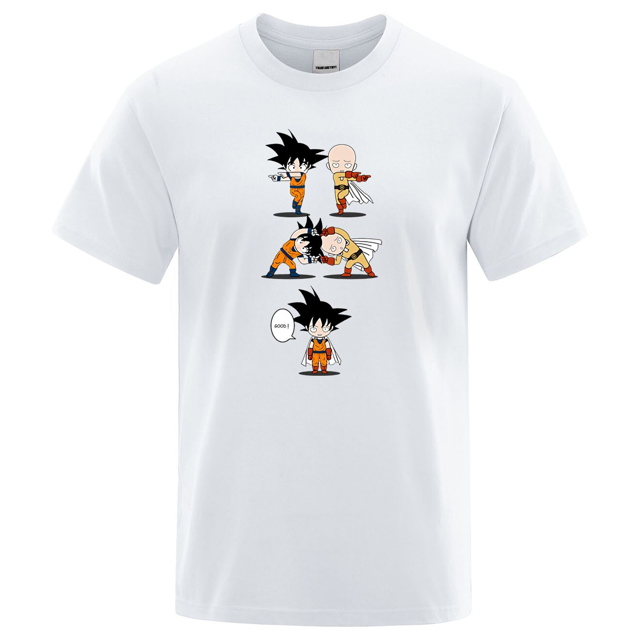 t-shirt one punch man saitama son goku