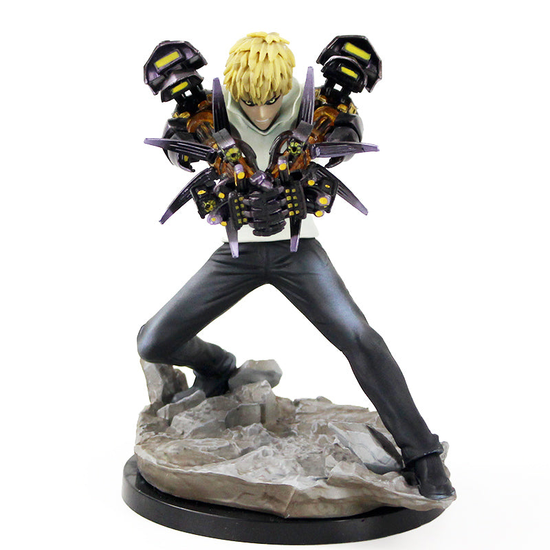 Figurine One Punch Man Genos attaque laser