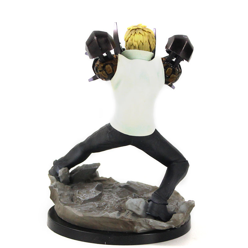 Figurine One Punch Man Genos laser de dos