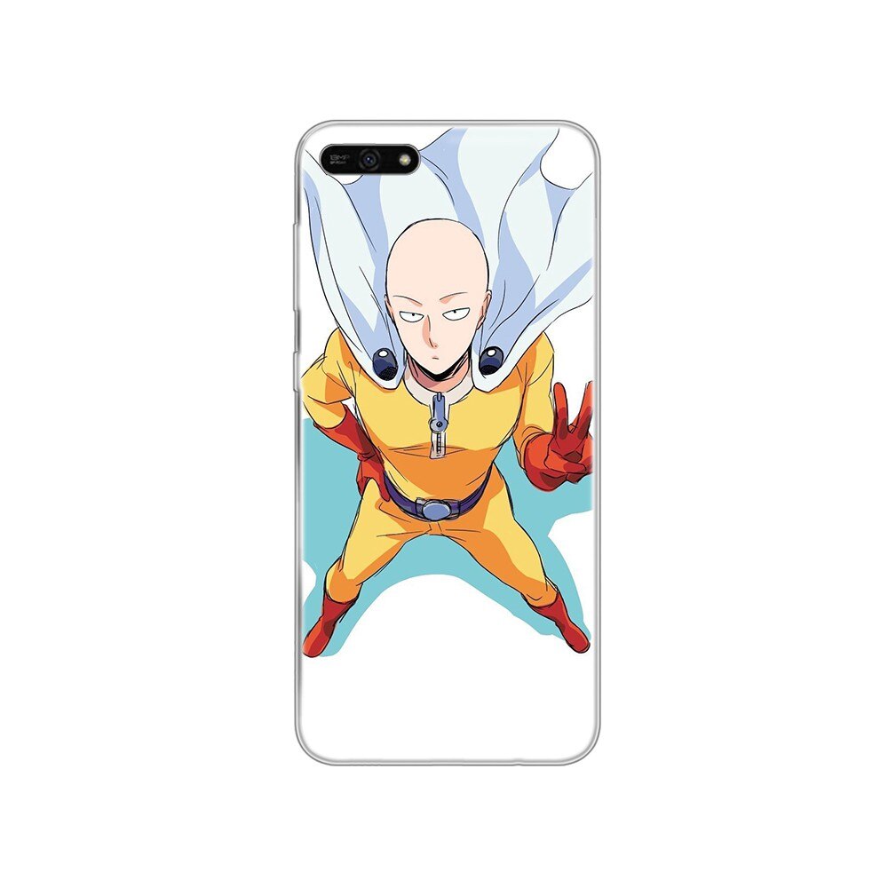 Coque One Punch Man Huawei Saitama Peace