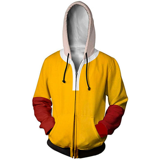 Veste One Punch Man Saitama Jaune & Rouge