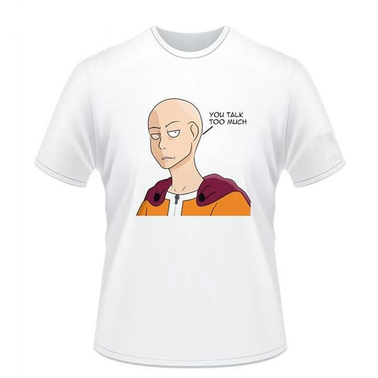 T-Shirt One Punch Man Saitama tu parles trop