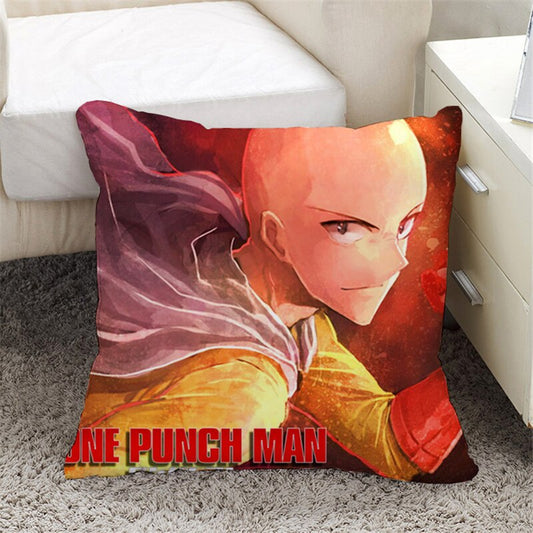 Taies d'Oreiller One Punch Man Saitama chauve capé