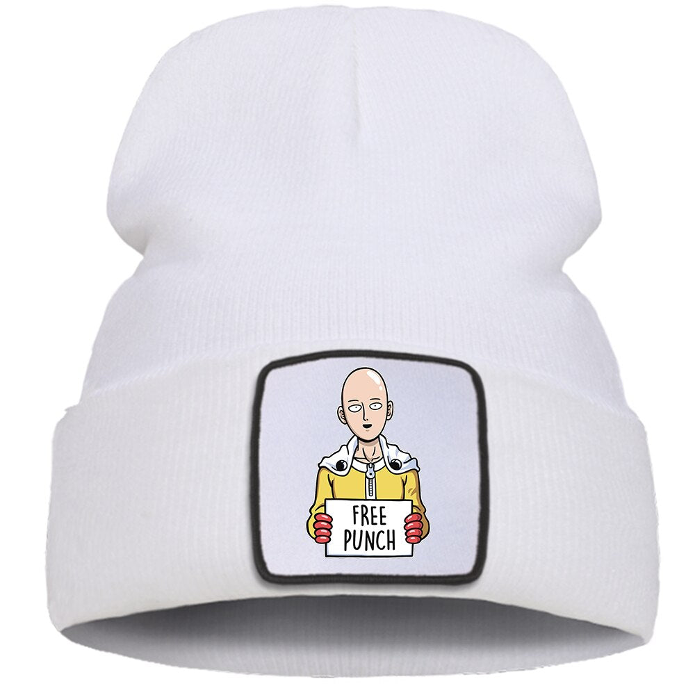 bonnet blanc saitama one punch man free punch