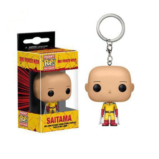 Porte clé 3d One Punch Man Saitama Chauve