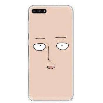 coque huawei one punch lan saitama visage