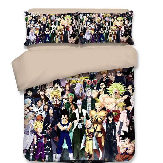 housse-de-couette-one-punch-man-dbz-bleach-naruto