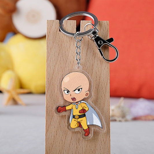 porte-cle-one-punch-man-saitama-punch