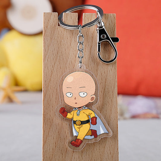 porte-cle-one-punch-man-saitama-running