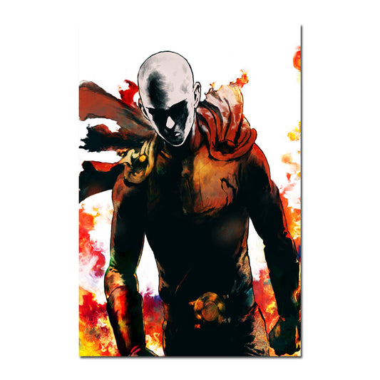 poster-toile-one-punch-man-saitama-apocalypse