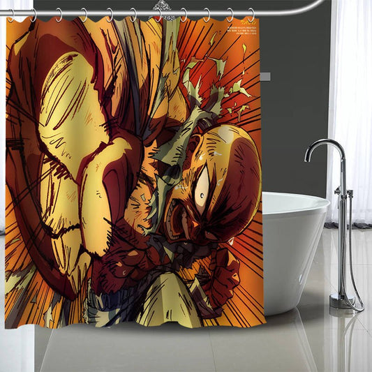 rideau-de-douche-one-punch-man-saitama-enrage
