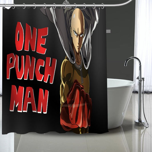 rideau-de-douche-one-punch-man-saitama-super-hero