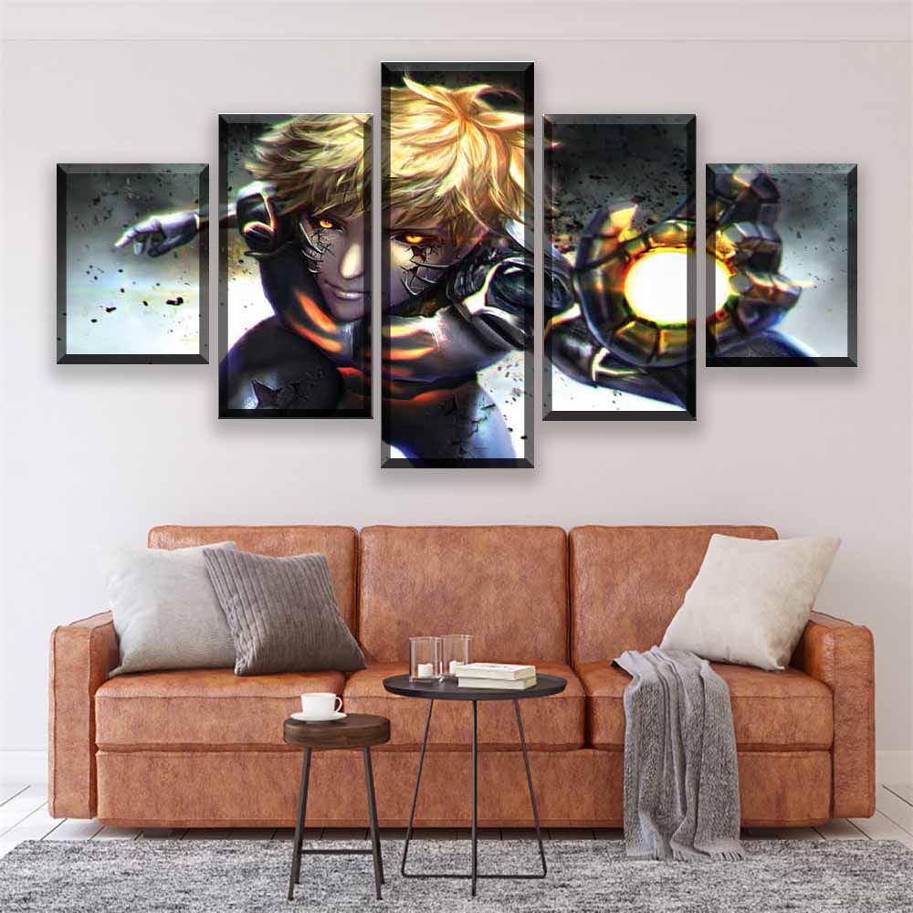tableau-one-punch-man-genos-armure