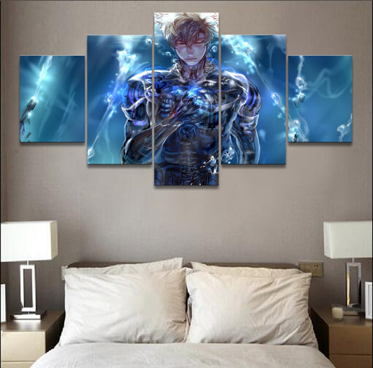 tableau-one-punch-man-genos-cyborg-en-paix
