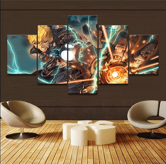 tableau-one-punch-man-genos-fight