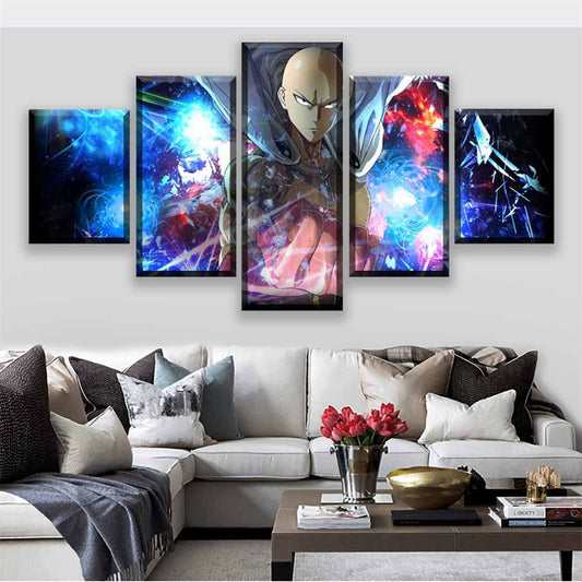 tableau-one-punch-man-saitama-vaisseau-boros