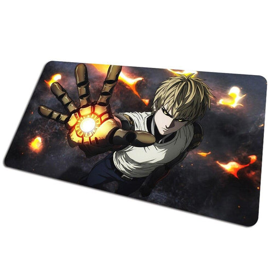 tapis-de-souris-bureau-one-punch-man-genos-cyborg
