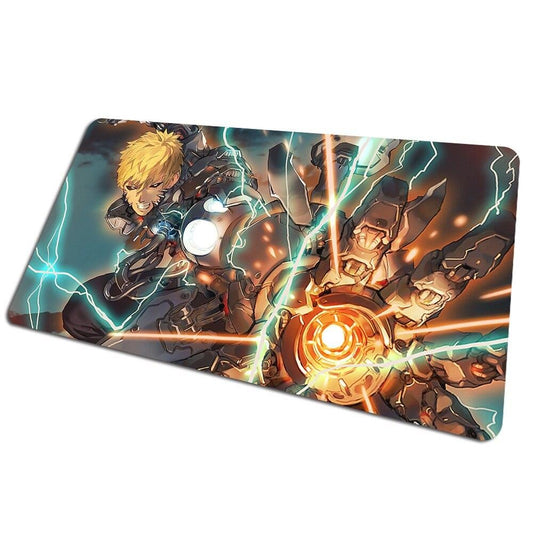tapis-de-souris-one-punch-man-genos-court-circuit